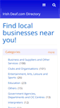 Mobile Screenshot of directory.irishdeaf.com